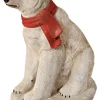 Outlet Decorator's Warehouse 29" Resin Sitting Polar Bear With Scarf