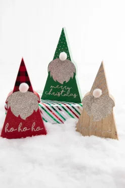Discount Decorator's Warehouse 6.5" Wood Holiday Gnome