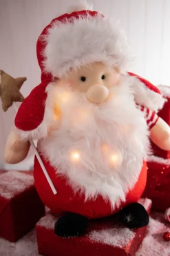 Decorator's Warehouse 18” Battery Operated Light Up Santa Figure