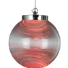 Decorator's Warehouse 12" Borealis Ball Lighted LED - Red