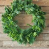 Sale Decorator's Warehouse 36" Bristle Pine With Natural Touch Evergreen Wreath
