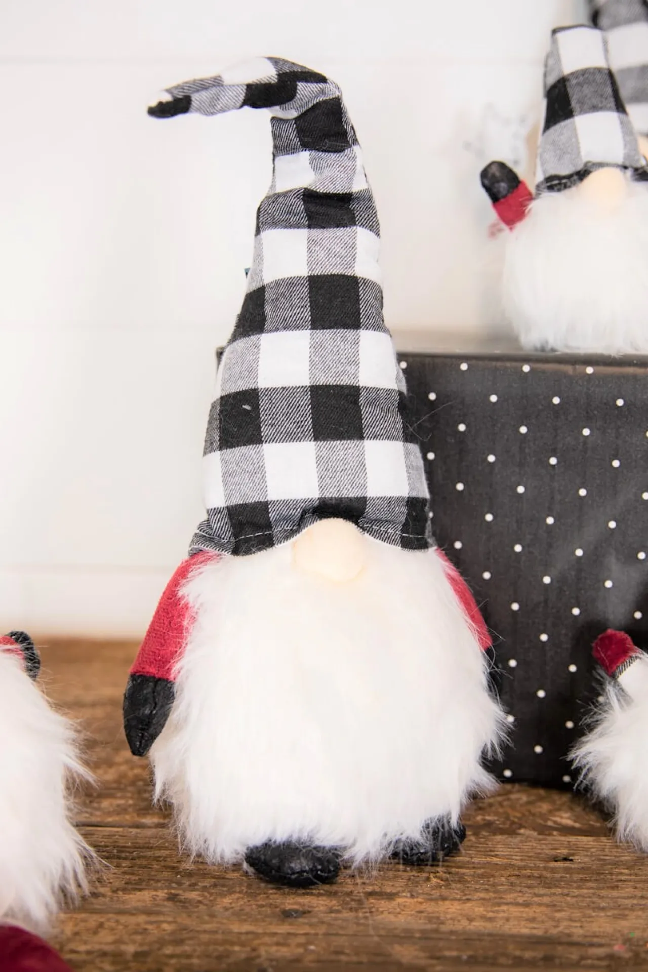 Sale Decorator's Warehouse 9” Buffalo Check Gnome