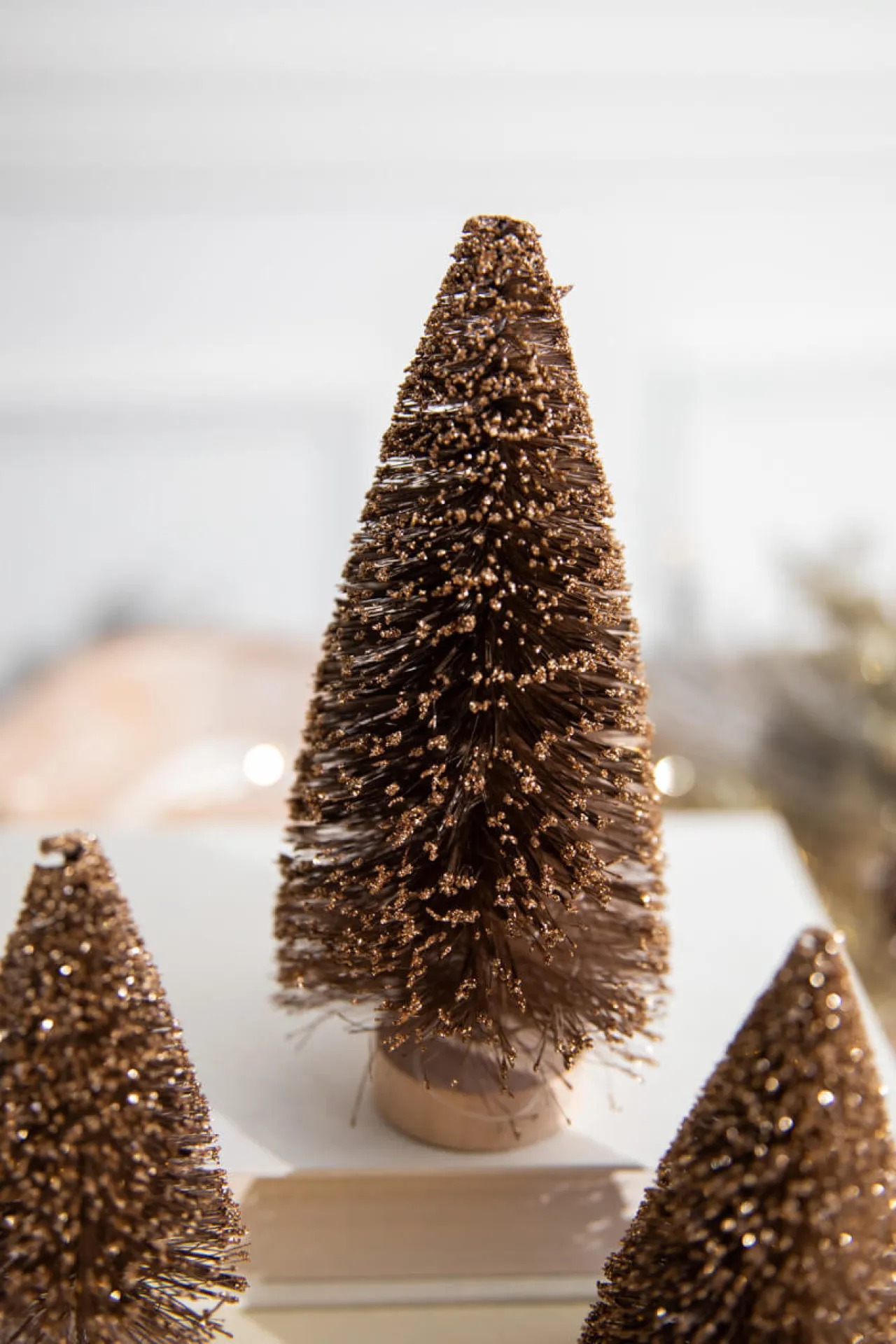 Discount Decorator's Warehouse 6” Champagne Bottle Brush Tree