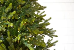 Best Decorator's Warehouse 7.5' Deluxe Trinity Pine Artificial Christmas Tree With 2000 Color-Changing Lights