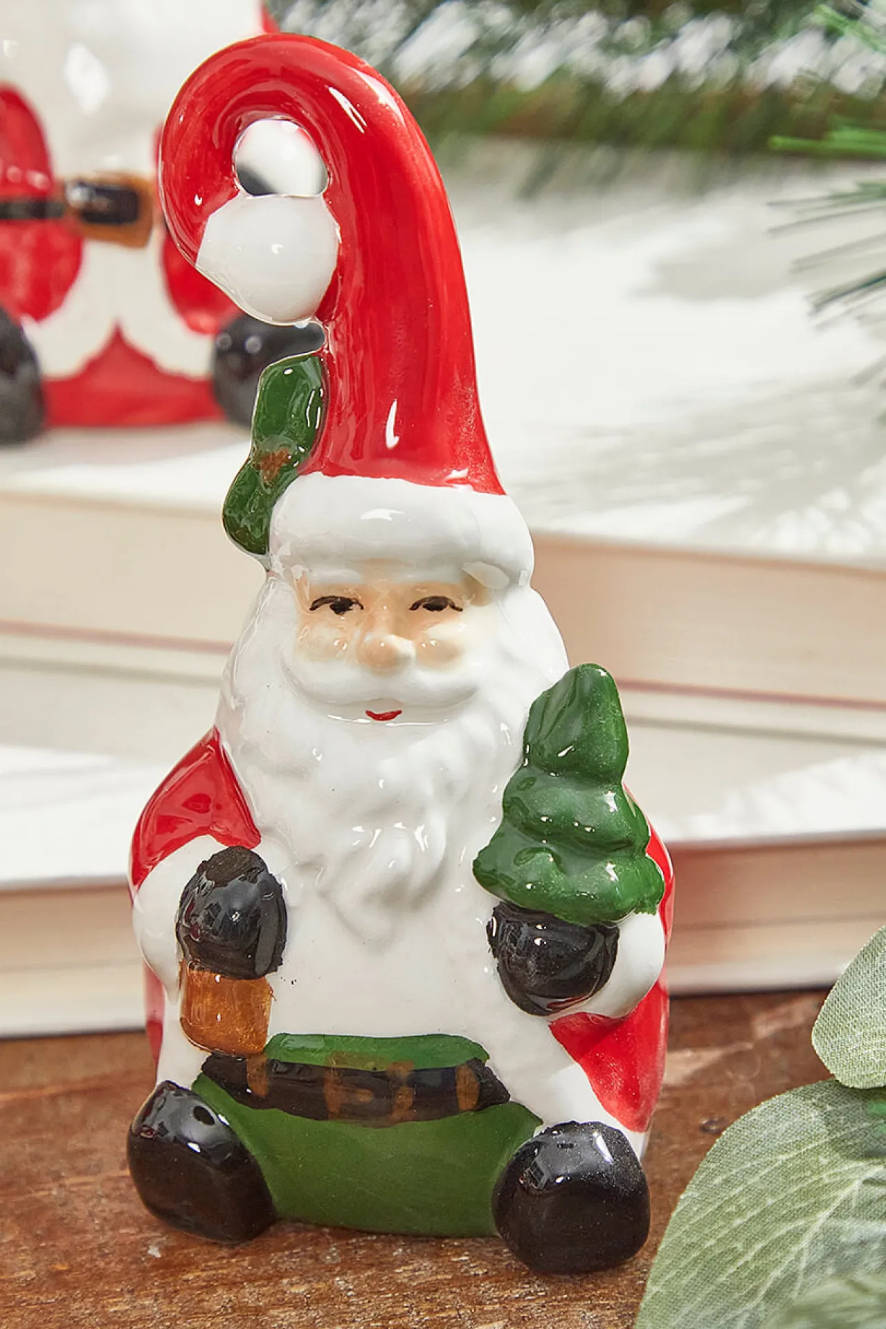 Outlet Decorator's Warehouse 4" Dolomite Santa Bells