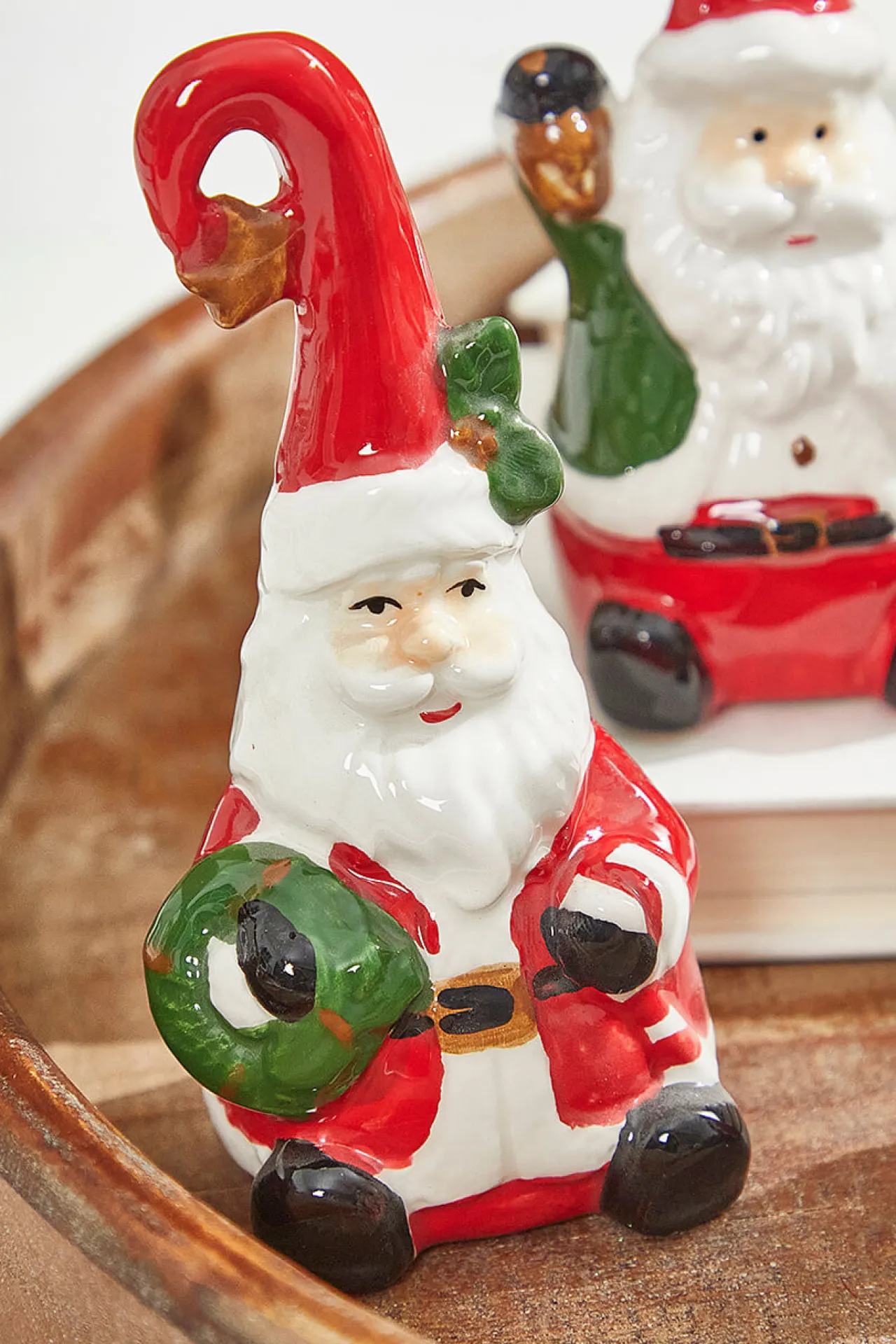 Outlet Decorator's Warehouse 4" Dolomite Santa Bells