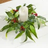Online Decorator's Warehouse 6.5" Eucalyptus & Berry Ring