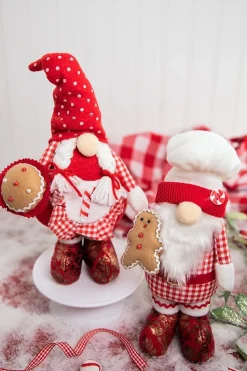 Decorator's Warehouse 13" Fabric Holiday Chef Gnome