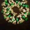 Hot Decorator's Warehouse 24" Fiber Optic Wreath - Multicolor With White