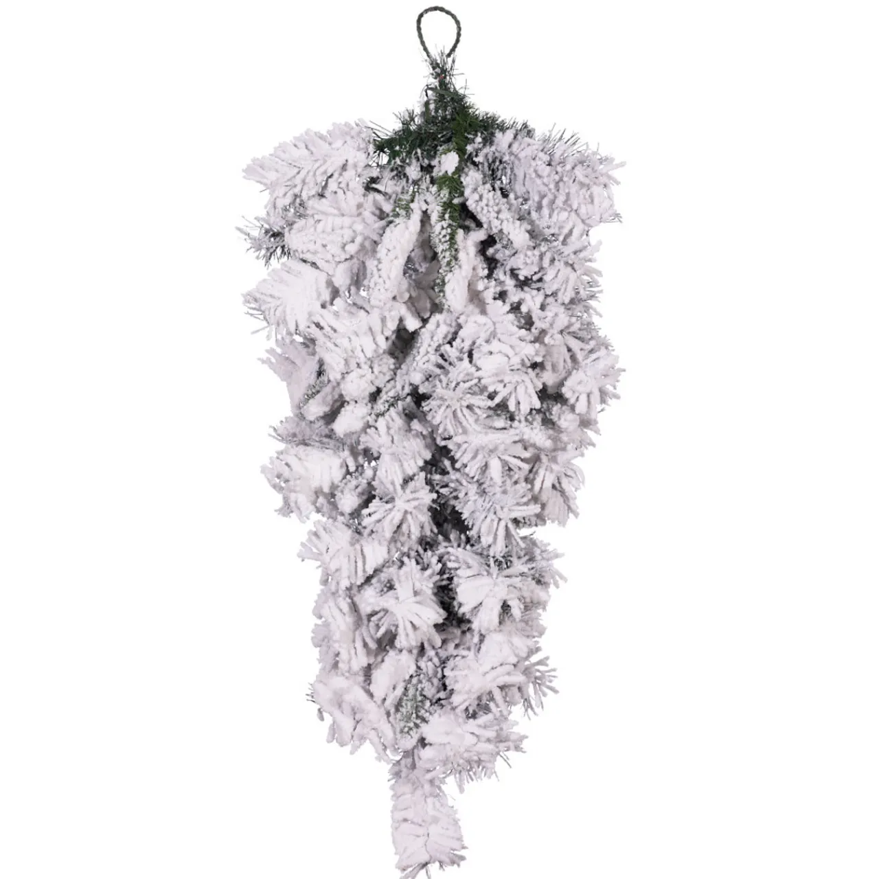 Sale Decorator's Warehouse 30" Flocked Balsam Teardrop