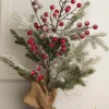 Hot Decorator's Warehouse 19” Frosted Tree With Berries