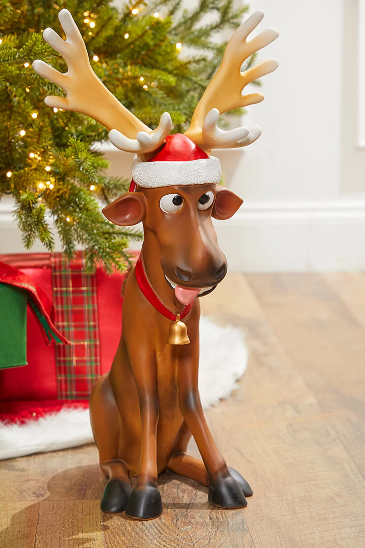 Discount Decorator's Warehouse 22.5" Funny Reindeer - Sitting