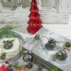 New Decorator's Warehouse 48” Galvanized Bells Garland With Country Check Bows