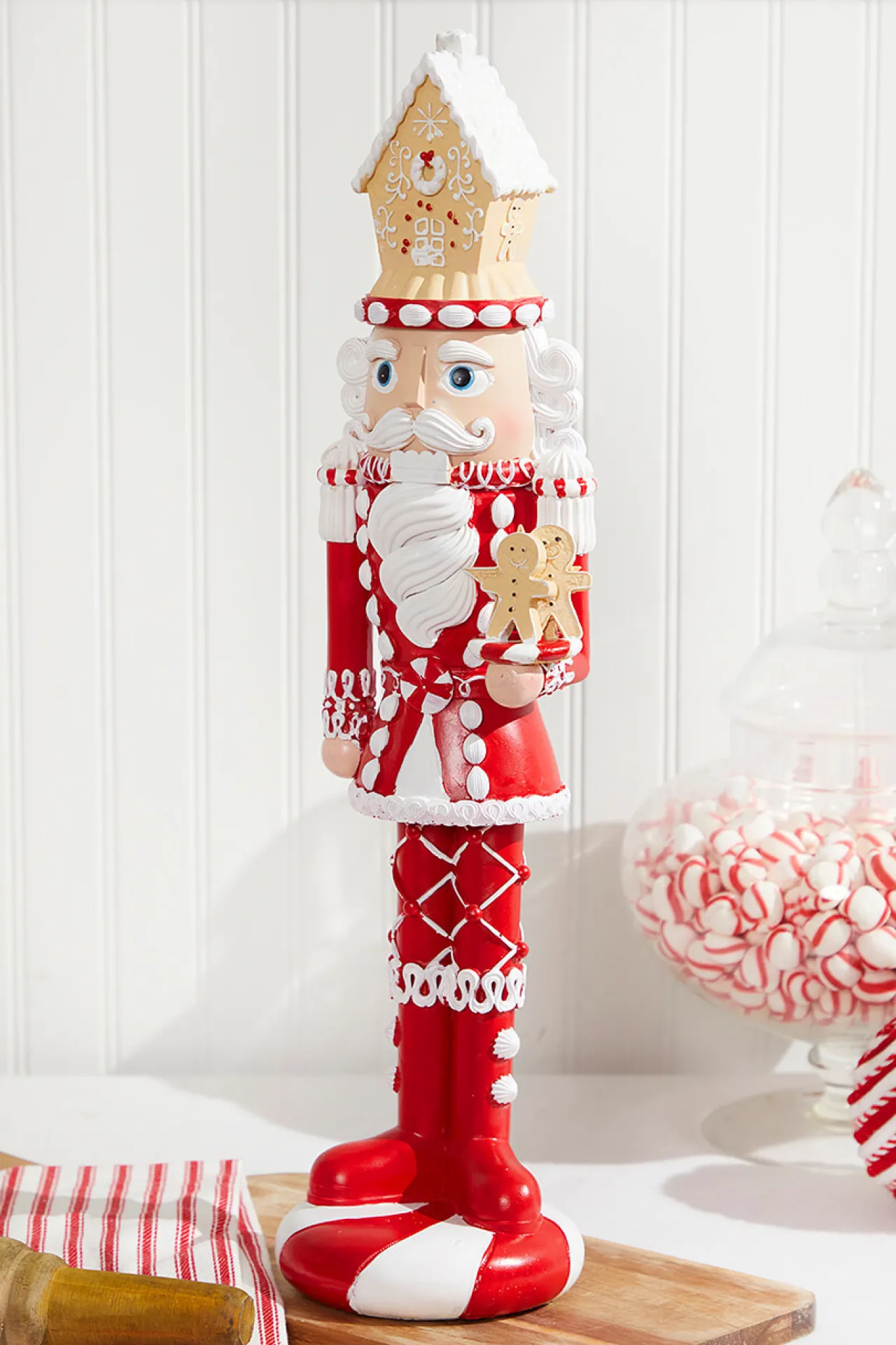 Hot Decorator's Warehouse 21.5" Gingerbread House Nutcracker