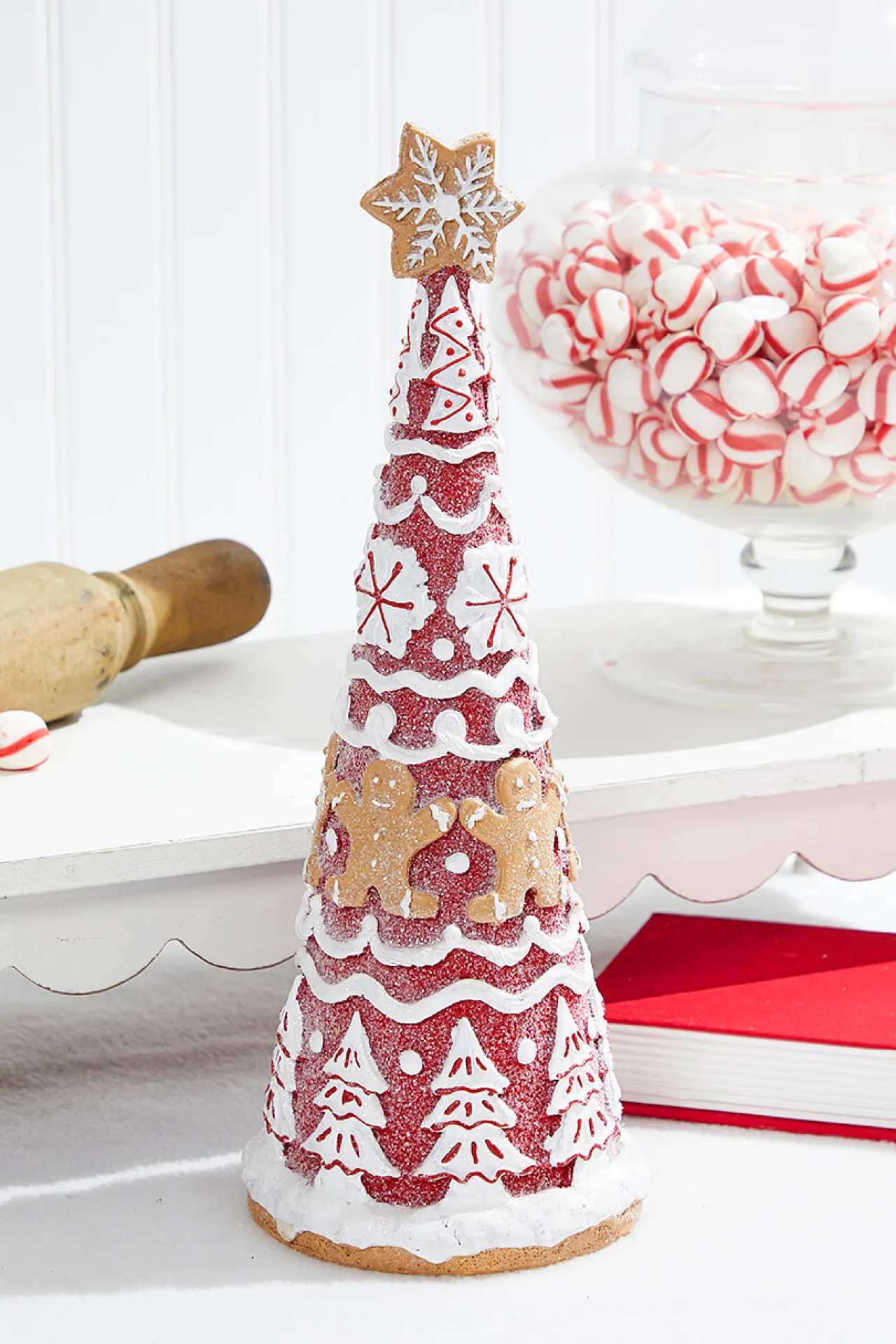 Best Decorator's Warehouse 14" Gingerbread Resin Tree