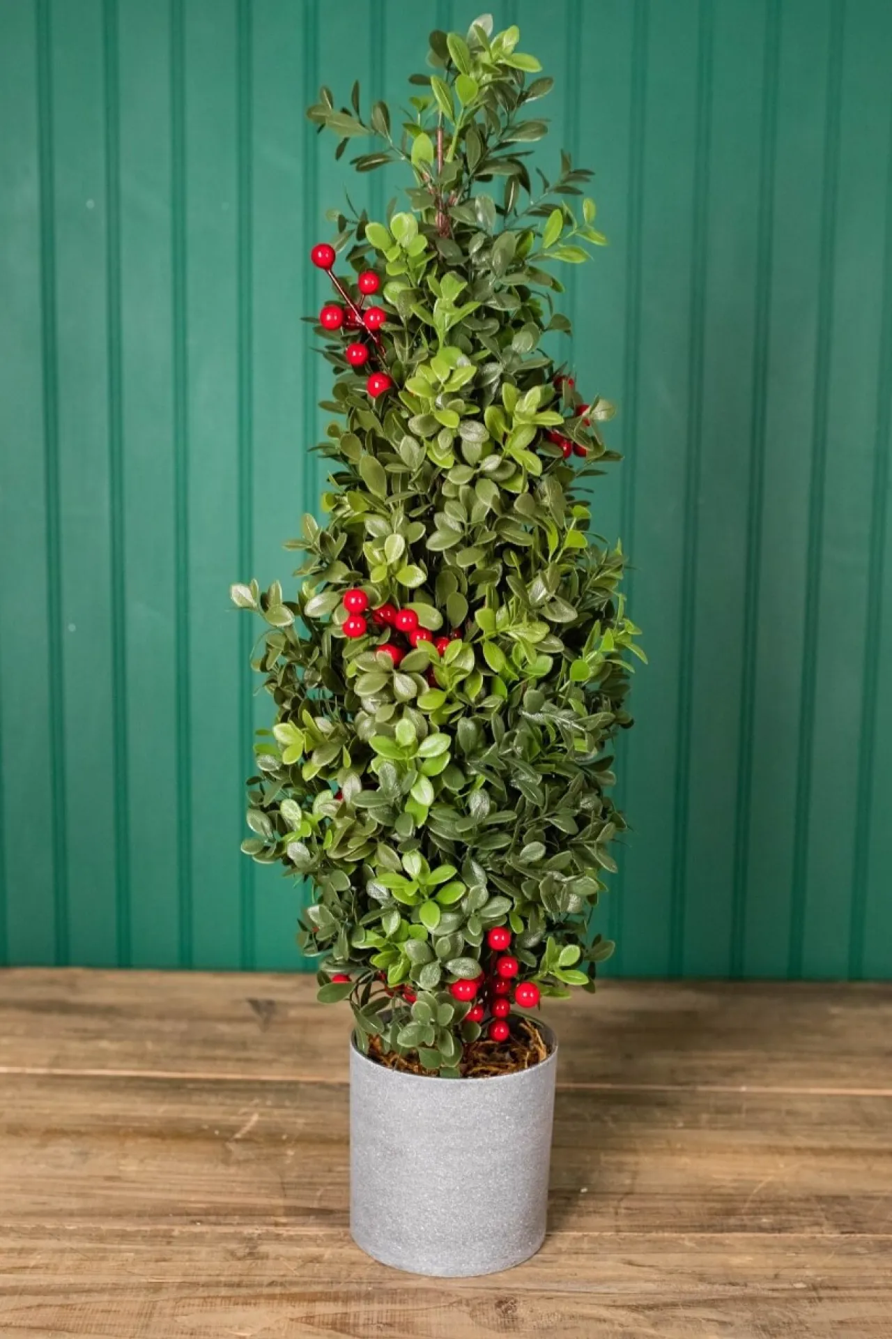 Sale Decorator's Warehouse 20” Holiday Potted Boxwood Tree W/ Berry