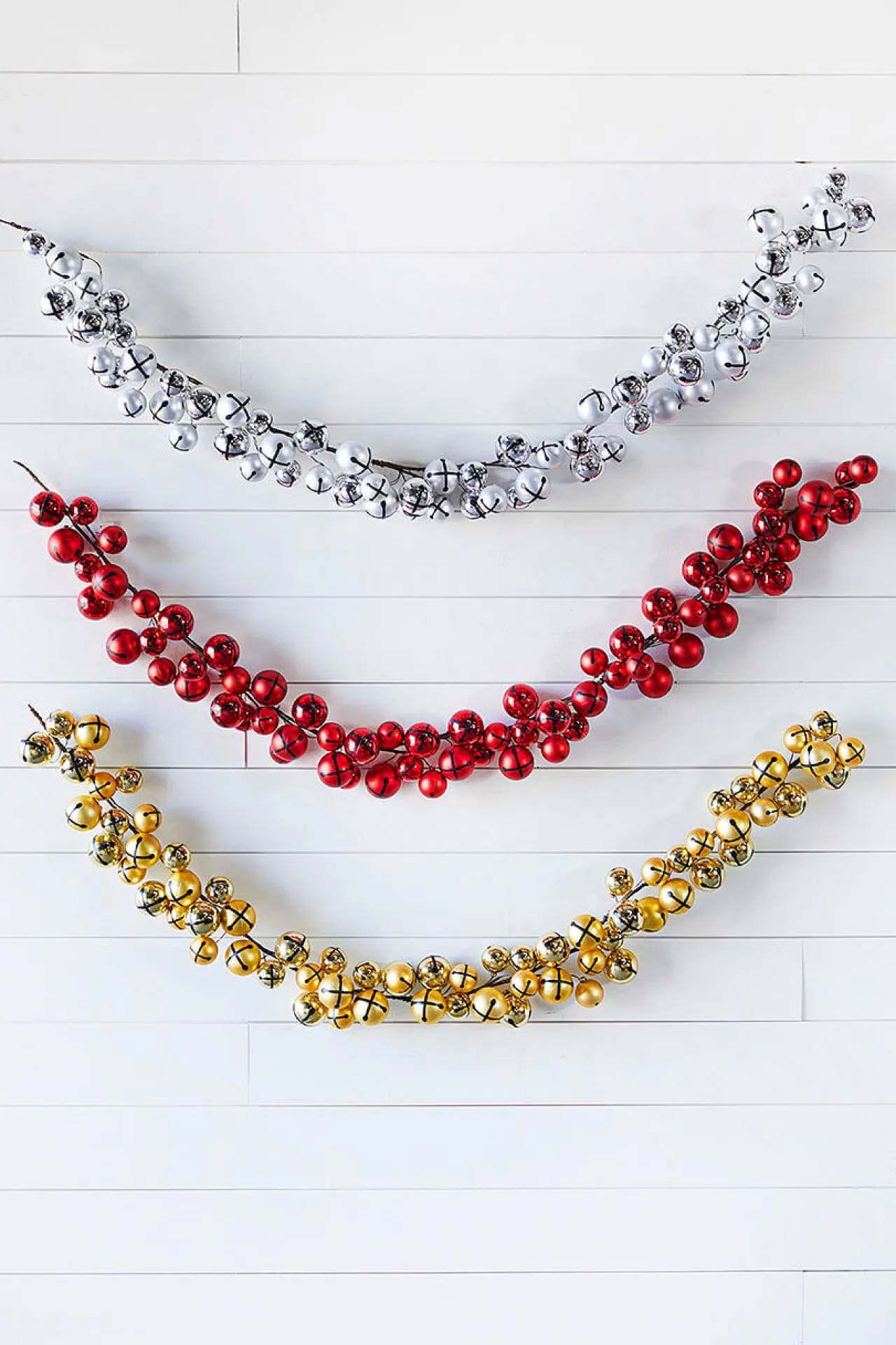 Outlet Decorator's Warehouse 5’ Holiday Red Jingle Bells Garland