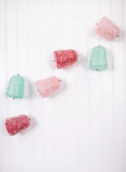 Clearance Decorator's Warehouse 46” Ice Gumdrop Ornament Garland