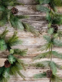 Decorator's Warehouse 24” Iced Pine Wreath