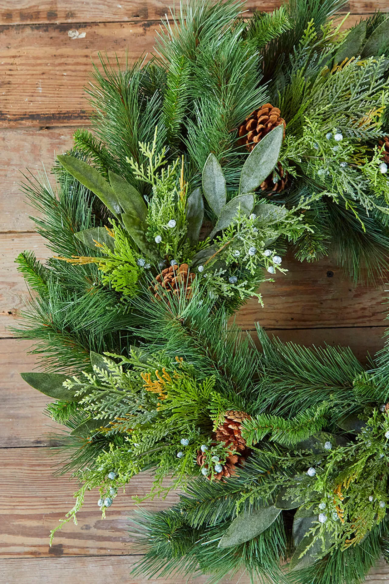 Sale Decorator's Warehouse 30" Juniper/Cedar Mix Pine/Bayleaf And Pinecone Wreath