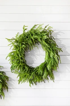Sale Decorator's Warehouse 30" Just Cut Real Touch Norfolk Pine Wreath