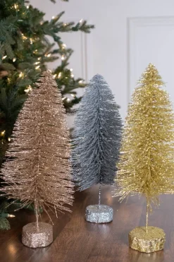 Online Decorator's Warehouse 15" Large Metallic Bottle Brush Tree