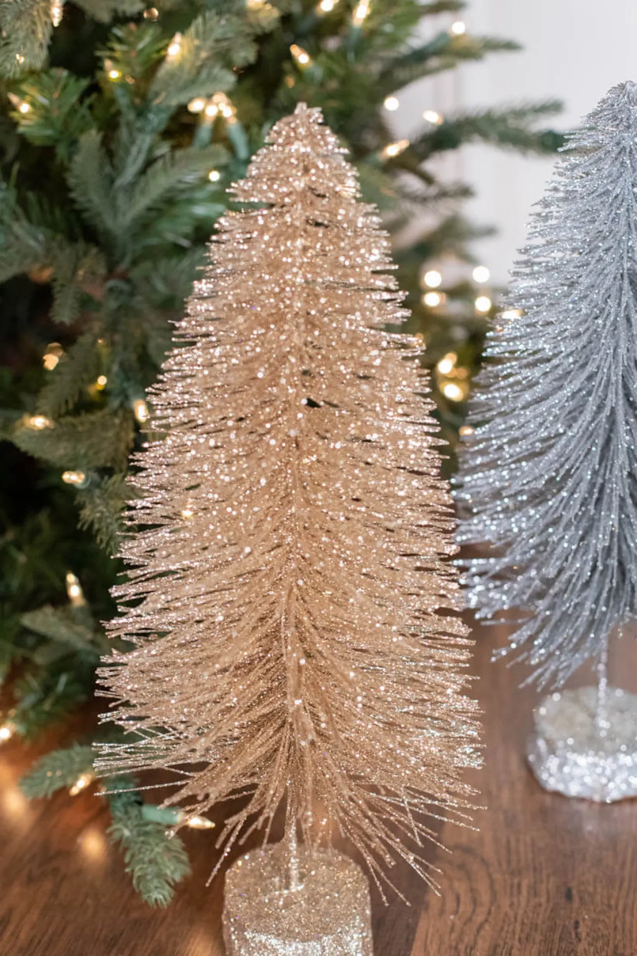 Online Decorator's Warehouse 15" Large Metallic Bottle Brush Tree