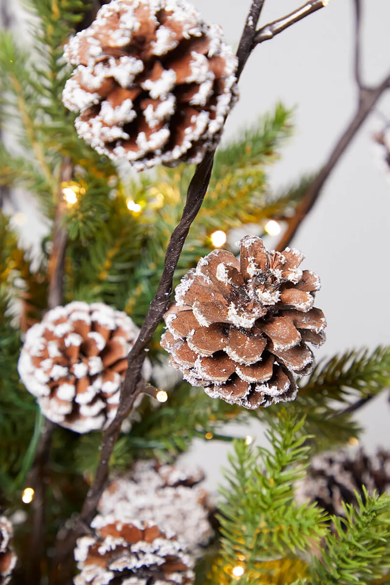 New Decorator's Warehouse 36" LED Pine Cone Branch
