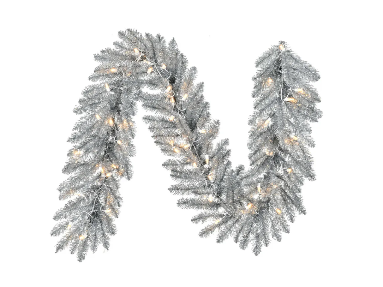 Outlet Decorator's Warehouse 6' LED Silverado Garland - Clear