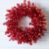 Decorator's Warehouse 20” Lighted Red Wreath