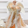 Sale Decorator's Warehouse 16" Lit Champagne Gold Angel Tree Topper
