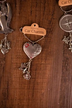 Discount Decorator's Warehouse 4” Metal Inspirational Car Charms