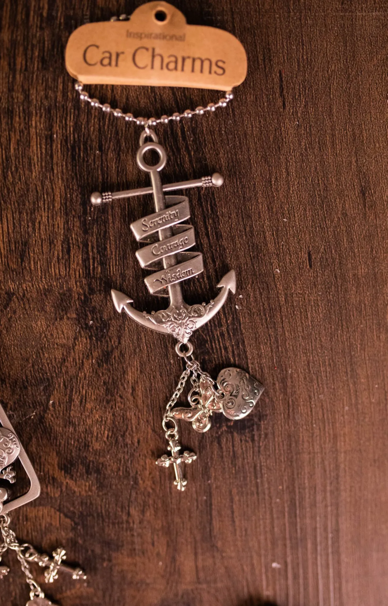 Discount Decorator's Warehouse 4” Metal Inspirational Car Charms