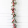 Discount Decorator's Warehouse 5' Mix Pine Snow Berry Garland
