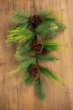 Outlet Decorator's Warehouse 28” Mixed Pine Teardrop With Cones