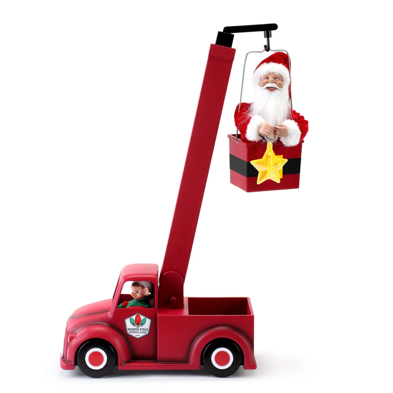 Sale Decorator's Warehouse 43" Mr. Christmas Animated North Pole Lighting Crew