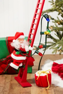 New Decorator's Warehouse 40" Mr. Christmas Super Climbing Santa