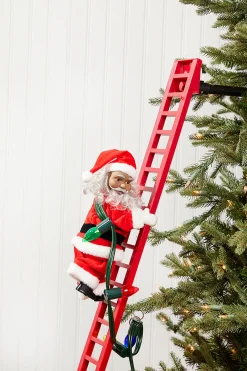 Outlet Decorator's Warehouse 40" Mr. Christmas Super Climbing Santa - African American