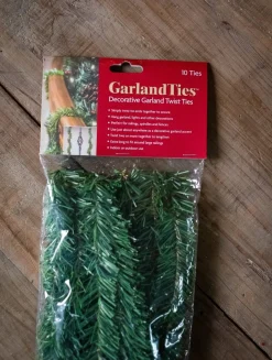 New Decorator's Warehouse 14” Noble Pine Garland Ties - 10 Pack
