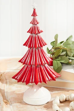 Best Decorator's Warehouse 13" Nordic Striped Christmas Tree