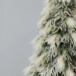 Discount Decorator's Warehouse 10' Pine And Pampas Artificial Christmas Tree With 800 Warm White LED Lights