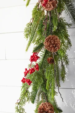 Online Decorator's Warehouse 48" Pine Juniper Berry Garland