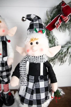 New Decorator's Warehouse 30” Plush Holiday Standing Elf