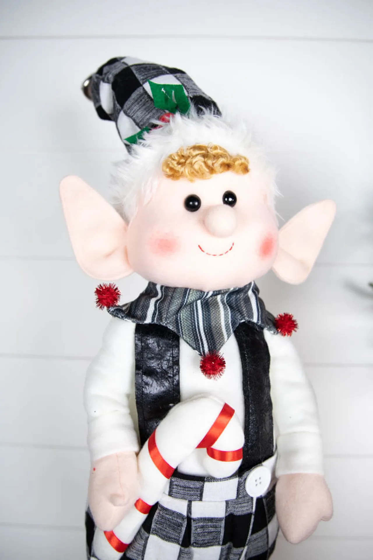 New Decorator's Warehouse 30” Plush Holiday Standing Elf