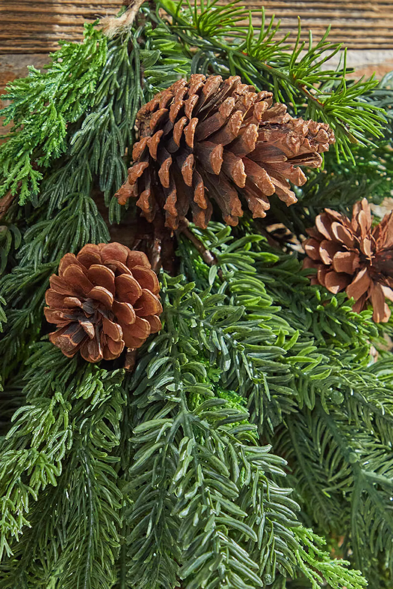 Best Decorator's Warehouse 24” Real Touch Cedar Spruce Cone Teardrop