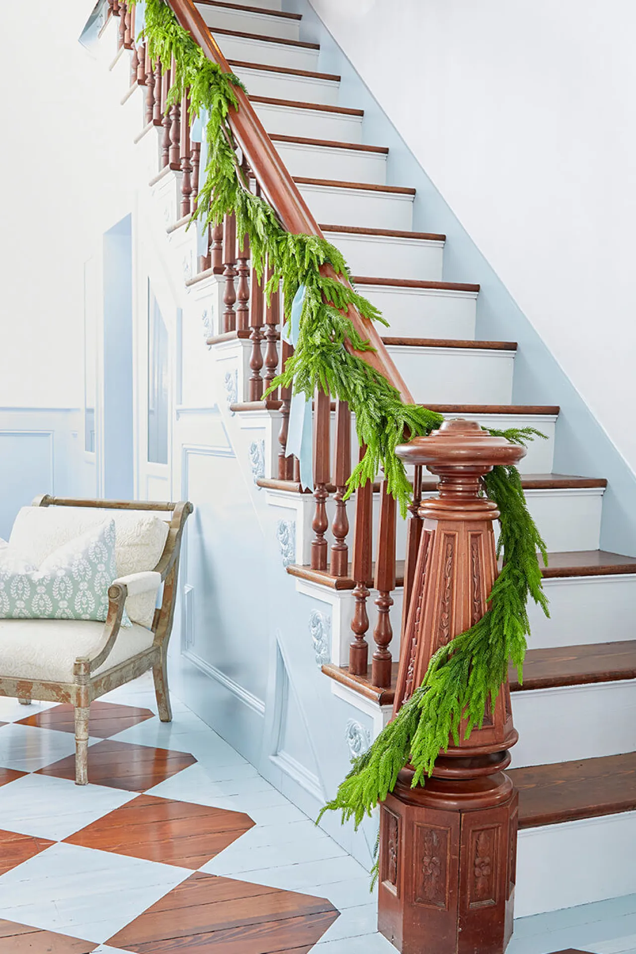 Hot Decorator's Warehouse 192” Real Touch Norfolk Pine Garland