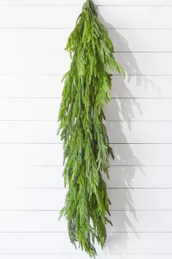 Decorator's Warehouse 47" Real Touch Norfolk Pine Dripping Garland