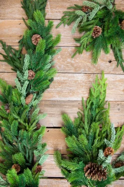 Discount Decorator's Warehouse 24” Real Touch Norfolk Spruce Juniper Spray