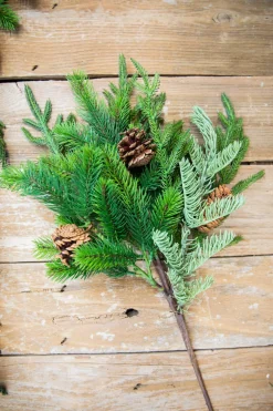 Discount Decorator's Warehouse 24” Real Touch Norfolk Spruce Juniper Spray