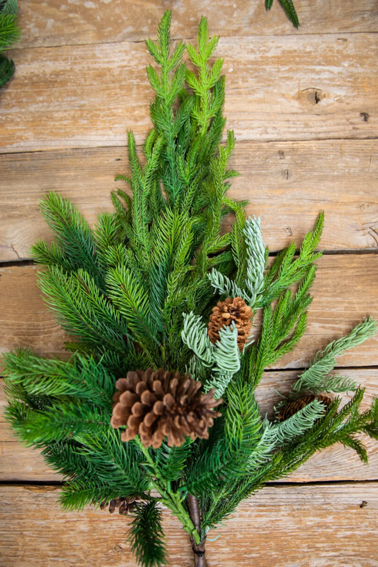 Discount Decorator's Warehouse 27” Real Touch Norfolk Spruce Juniper Teardrop